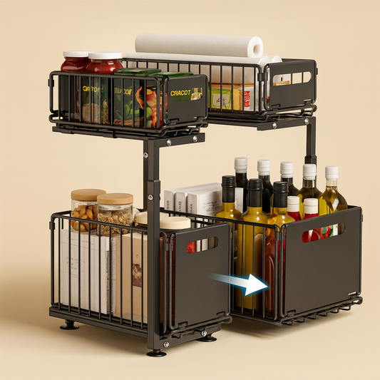 Organizador Cozinha – Armazenamento robusto e prático para o dia a dia.