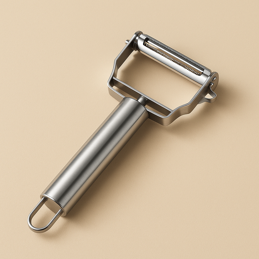 Cortador Inox – Praticidade para descascar e fatiar alimentos.