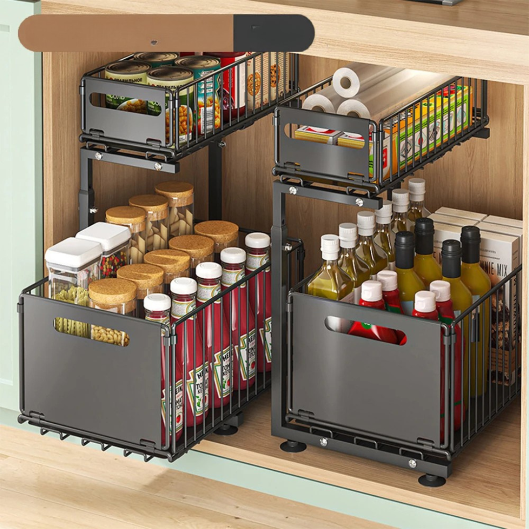 Organizador Cozinha – Armazenamento robusto e prático para o dia a dia.
