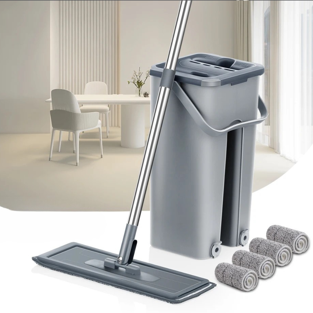 Mop Balde – Limpeza prática com sistema 2 em 1.