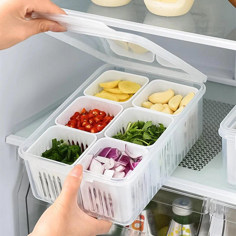 Caixa Divisória – Praticidade e frescor para seus alimentos.