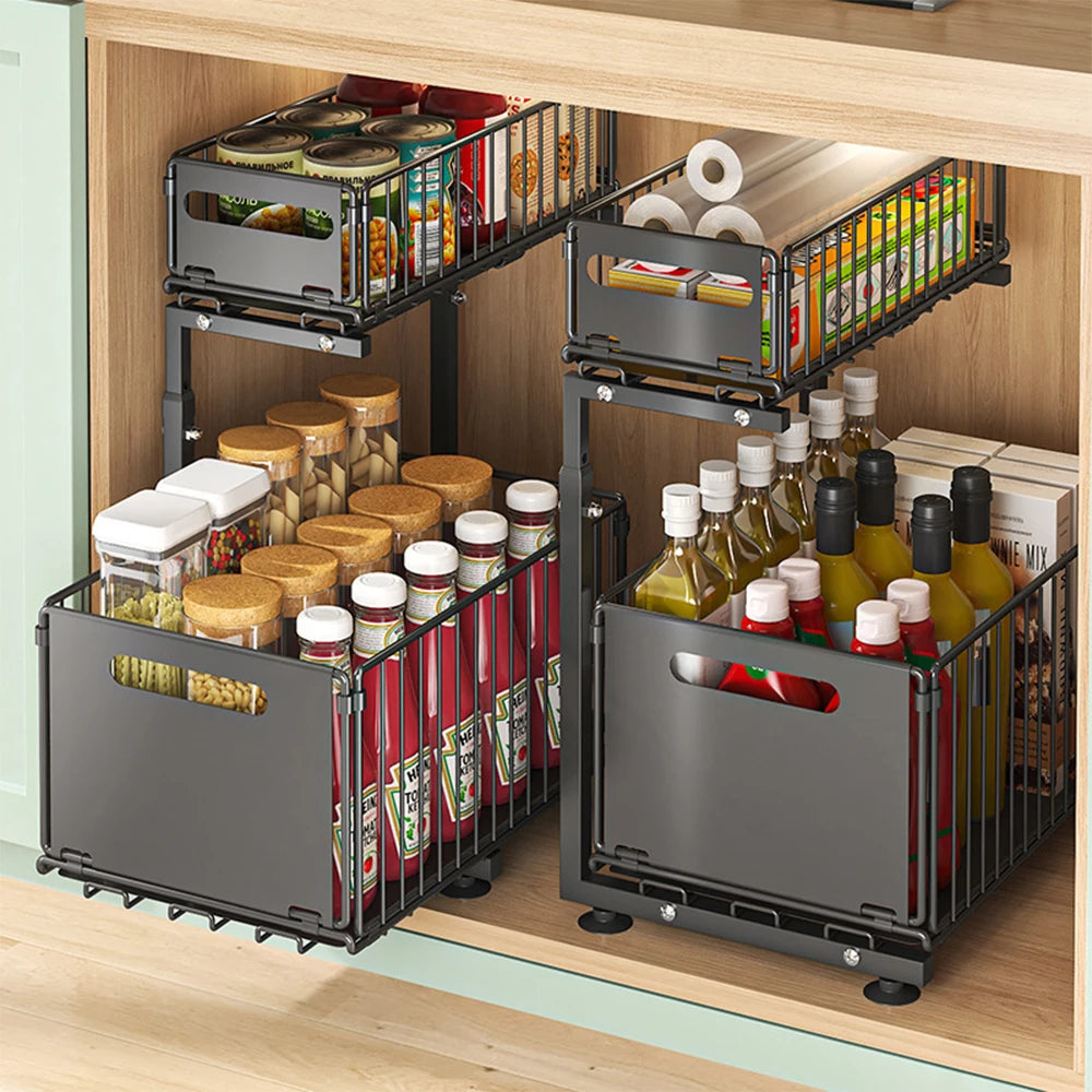 Organizador Cozinha – Armazenamento robusto e prático para o dia a dia.