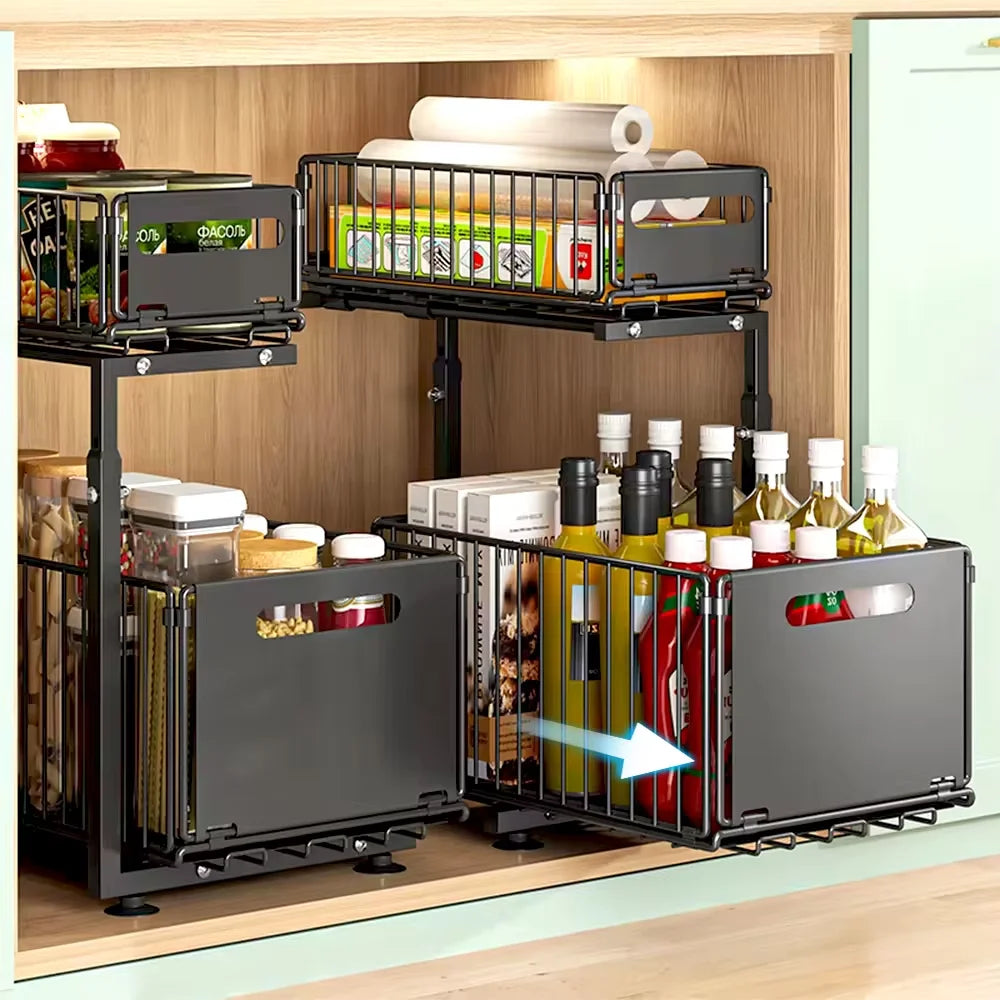 Organizador Cozinha – Armazenamento robusto e prático para o dia a dia.