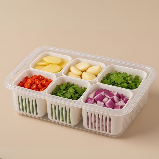 Caixa Divisória – Praticidade e frescor para seus alimentos.