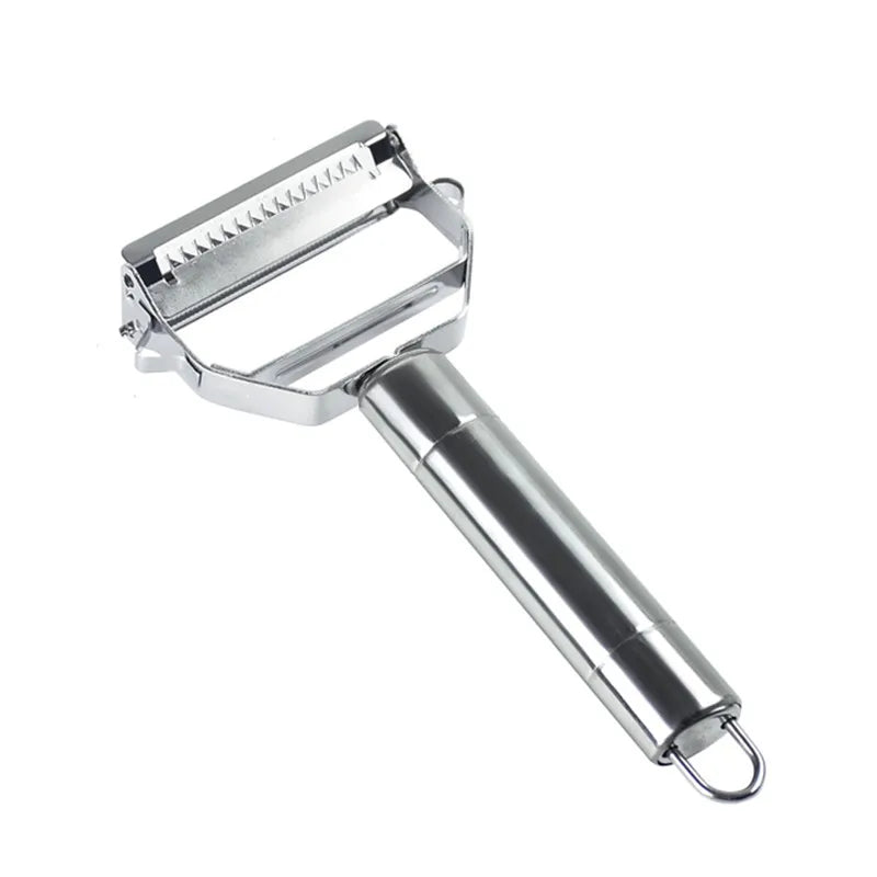 Cortador Inox – Praticidade para descascar e fatiar alimentos.