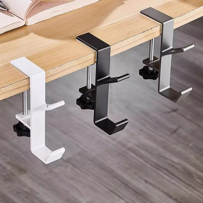 Gancho Ajustável – Mais espaço e praticidade na sua mesa.