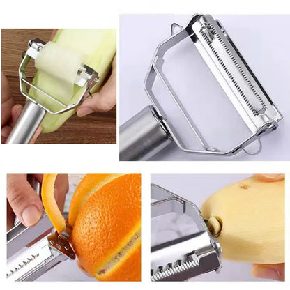 Cortador Inox – Praticidade para descascar e fatiar alimentos.