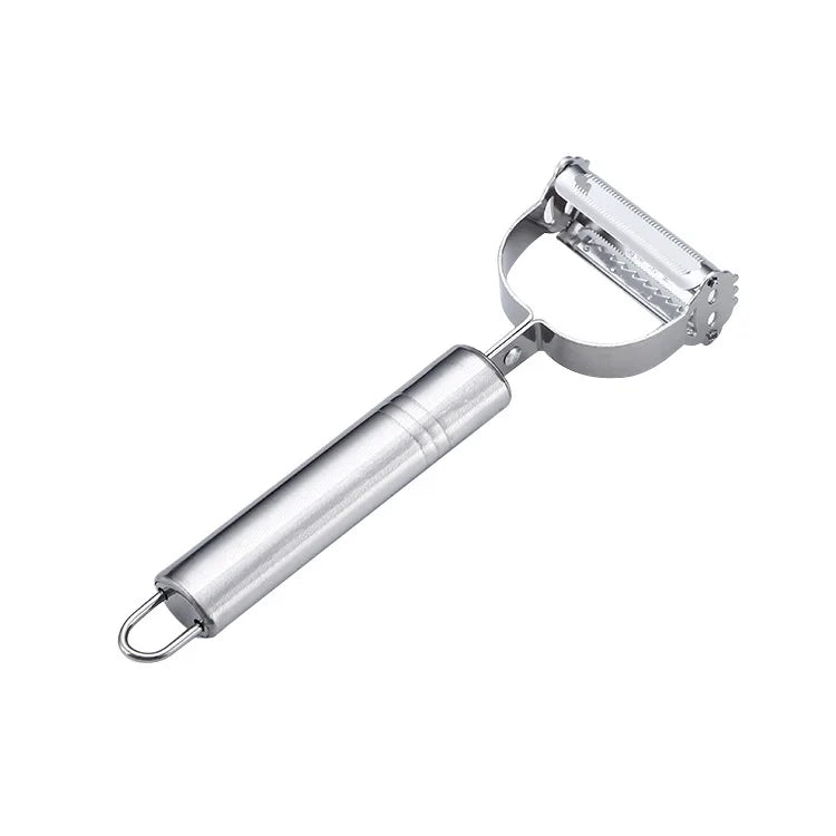 Cortador Inox – Praticidade para descascar e fatiar alimentos.
