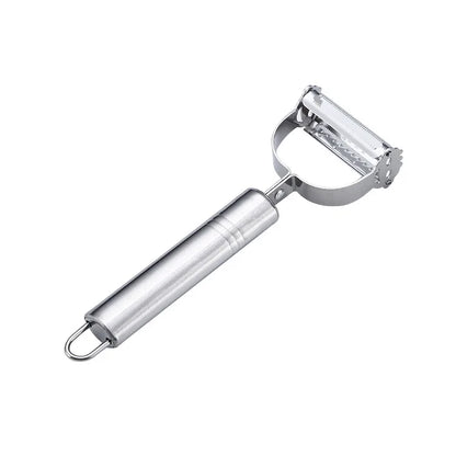 Cortador Inox – Praticidade para descascar e fatiar alimentos.